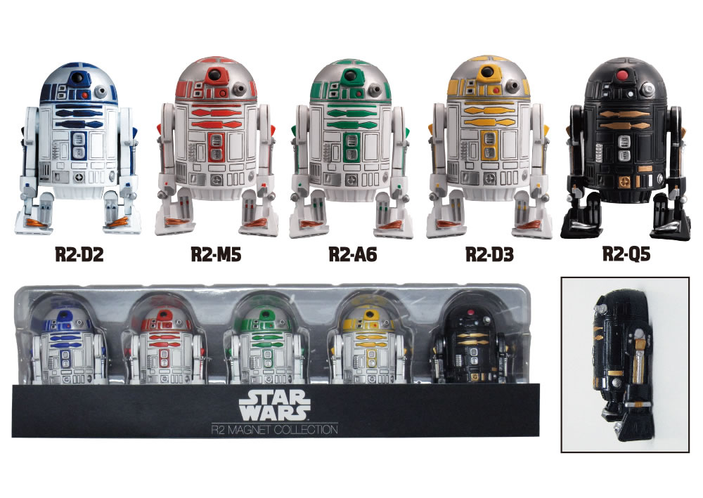 スター・ウォーズ R2マグネットコレクション発売！半立体フィギュア 