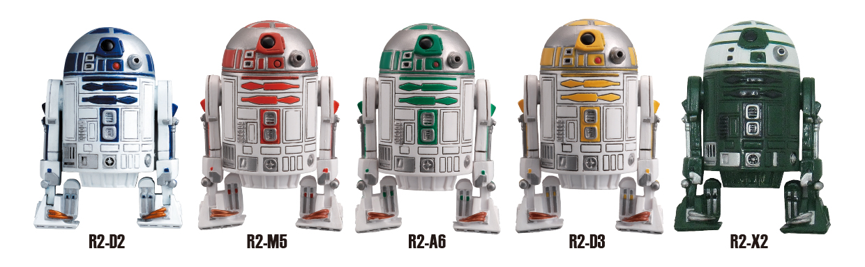 スター・ウォーズ R2マグネットコレクション発売！半立体フィギュア 